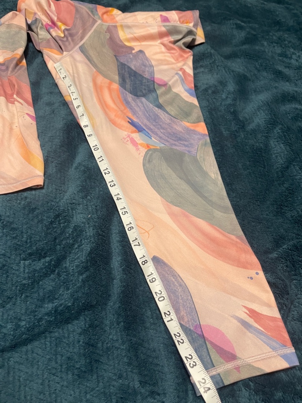 Athleta Women’s Pastel Swirl Print Leggings - Picture 7 of 10